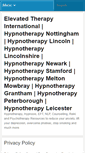 Mobile Screenshot of elevatedtherapy.org.uk